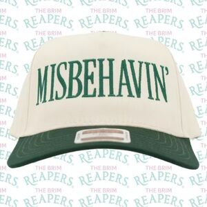 Misbehavin’ Trucker Hat Green/Natural OTTO